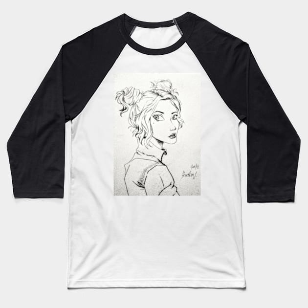 Marina Baseball T-Shirt by HarleyMoon92